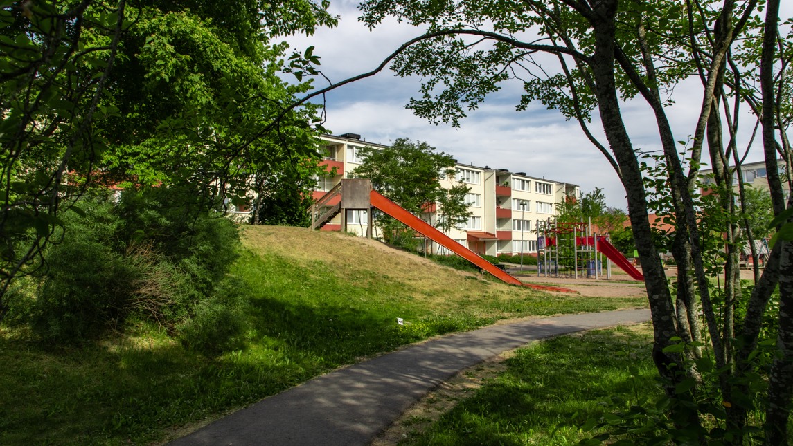 Gamla Byn AB:s hyreslägenheter på Kolgillaregatan 5-7 i Avesta.