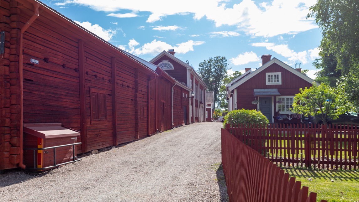 Gamla Byn AB:s hyreslägenheter på Böösgränd 2-3 i Avesta.